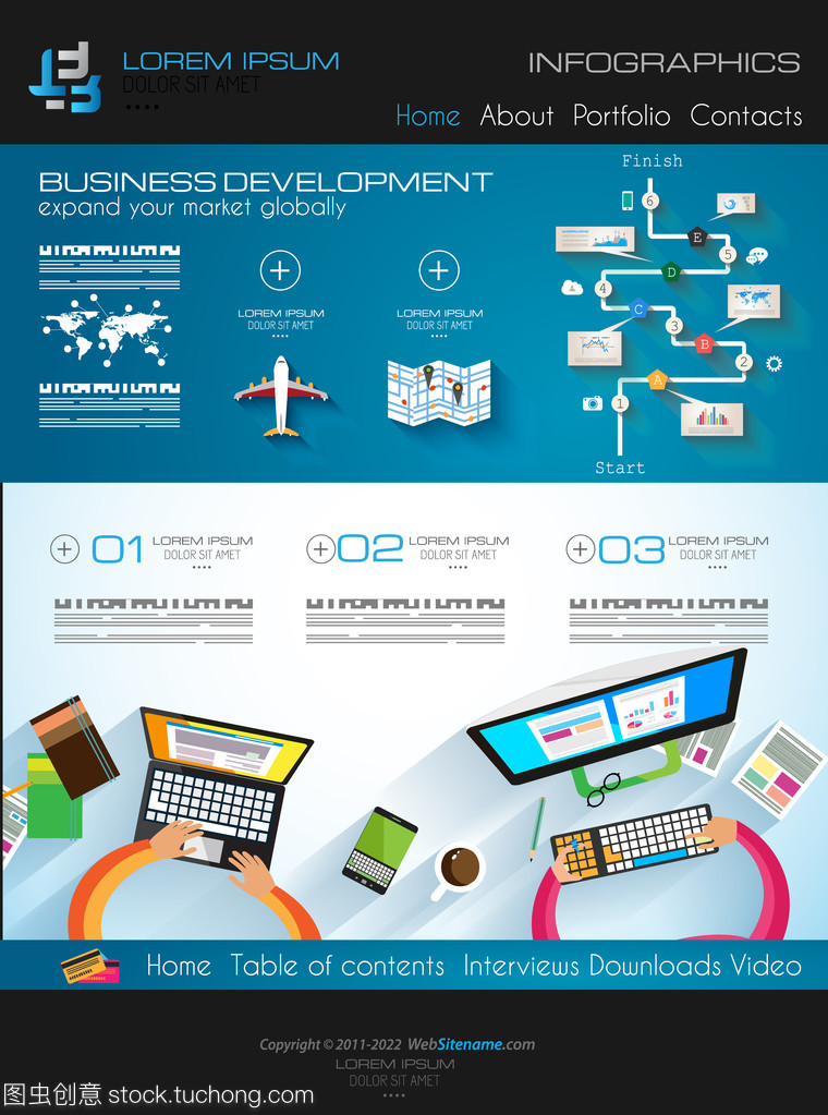 現代網站模板設計服務 為企業打造高效、美觀的在線形象